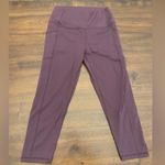 Zyia  Active Leggings 8-10 Purple Athletic Leggings Photo 0