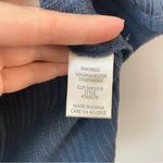 Max Studio  Elbow‎ Sleeve Rib Knit Top Blue M Photo 3