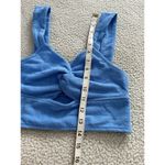 Madewell  Cutout Knot-Front Crop Tank Top Oasis Blue Size S Photo 10