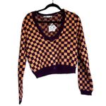 ZARA NWT  Wool Blend Plaid Knit Cardigan Jacket Size Small Photo 5