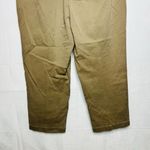 Talbots Women's Capri Dark Khaki Chinos Stretch Size 18 (36 x 24.5) High-Rise Photo 8