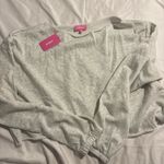 Edikted Grey  Cropped Long Sleeve Photo 2