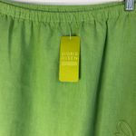 Sigrid Olsen  women knew. Green Midi A-Line Skirt Casual Resort Wear. 100% Linen. Photo 6