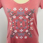 Lucky Brand Mosaic Floral Tee Photo 3