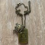 One Piece anime Monkey D Luffy pirates straw hat dog tag chain necklace NEW Photo 0