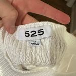 525 America  Women's White Sweater Multi-Way Halter Top Photo 8