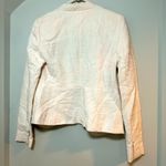 Loft Light Pink Textured Opened Front Long Sleeve Women Blazer Photo 3