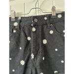 PacSun High Rise Festival Black Daisy Jean Shorts Size 26 Photo 2