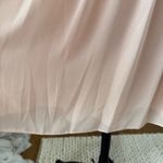 BCBGMAXAZRIA Bare Pink Sequin Chiffon Short Cocktail Homecoming Dress 10 Photo 4
