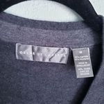 Oscar de la Renta  Dark Gray Buttondown Cotton Sweater Photo 4