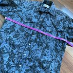 Rockmount Ranch Wear Floral Print Western Shirt Pearl Snap Black Photo 9