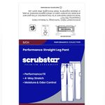 Scrubstar NWT - Antimicrobial Premium Performance Straight Leg Scrub Pant / Scrubs Photo 6
