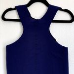 Free People NEW  Intimately Cutout High Neck Racerback Tank Top in Blue Photo 2