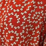 Faithfull the Brand Hosk Top Long Sleeve Pin Up Bow Red Size 4 Coquette Preppy Photo 4