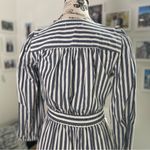 Madewell Shimmer Strip Cutout Midi Dress Photo 9