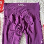 FUBU X ACAIBERRY FUBU SPORTS Purple Scrunch logo print LEGGING SIZE XLARGE Photo 11