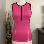 SUGOI Cycling Sleeveless Jersey Pink And White Tank Size‎ Large Photo 1