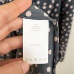 BODEN Grey Pink Polka Dot Boho Bell Sleeve Top Women's UK 14 US 10 Gray Photo 4