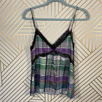 ZARA  Check Plaid Lace-Trimmed Camisole Top‎ Photo 6