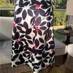 Talbots  Black and White Floral A-Line Skirt - Size 8 Photo 3