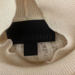Intermix  Cream Ruffle Turtleneck Knit Sweater Size XS Photo 5