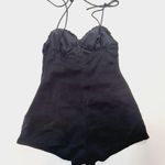 MORE TO COME Jacqueline Cami Romper in Black XS Photo 8