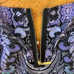 Dana Buchman  | Blue Bandana Print Sleeveless Blouse | Large Photo 6