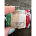 Lipservice Low Rise Belted Green Striped Whimsigoth Jeans Size 11 Photo 5