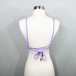 Maaji Periwinkle Parade Reversible Bikini Top In Purple Photo 5