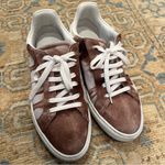 Casadei  Tan & White Leather Sneakers | Size 39 Photo 4