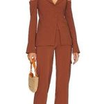 Camila Coelho NEW  Ember Pants Brown Photo 0