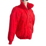 Diana Marco Red Oversized Puffer 80s Vintage Jacket/Coat Cotton Women size 16 Photo 1