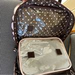 Stephanie Johnson Brown and Pale Pink Heart ML Traveler Cosmetics Case Photo 4