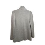 J.Crew 100% Merino Wool Cardigan Sweater Gray Button Front Blazer Jacket XXS Photo 3