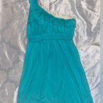 Aeropostale 2012 bright blue one shoulder ruffle mini dress Photo 5