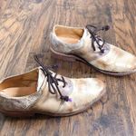 Bed Stu • Fury saddle oxfords tan taupe leather lace up shoes beige Photo 5