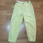 Everlane Butter Yellow The Fatigue Barrel Pant Linen Cotton Preppy Coastal 6 Photo 0