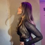 Windsor Black Mesh Jeweled Bodysuit Photo 4