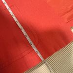 Coldwater Creek  Linen Blend Coral Open Front Blazer Jacket Women’s Large Photo 3