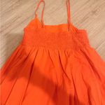 Orange Bubble Game Day Dress Medium Photo 3