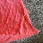 Victoria's Secret Victoria’s Secret Coral Satin and Lace Chemise Photo 4