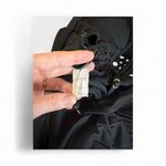 Apt. 9  Scalloped V-Neck Cutout Appliqué One-Piece Swimsuit Black M Photo 4