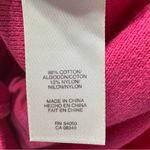 Jones New York Hot Pink Knit Button Front Peplum Cut 3/4 Sleeve Blazer Size M Photo 8