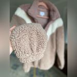 Nine West  Pullover Sweater Cozycore Valentines Sherpa Teddy Soft Zip Fluffy Photo 4