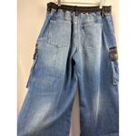 Alice + Olivia Women’s Wide Leg Joliet Cargo Jeans Sz 31 Photo 5