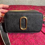 Crossbody faux leather black with adjustable strap Photo 7