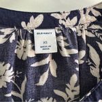 Old Navy  Navy and White Floral Blouse Photo 3