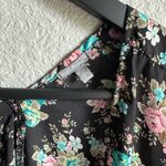 Charlotte Russe 🖤 Black Floral Lace Trim Duster Photo 2