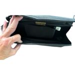 Black Crossbody‎ Purse Semi Formal with Tassel Prom Photo 2