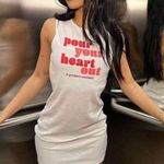 SheIn Posse Slogan Graphic Tank Dress Photo 1